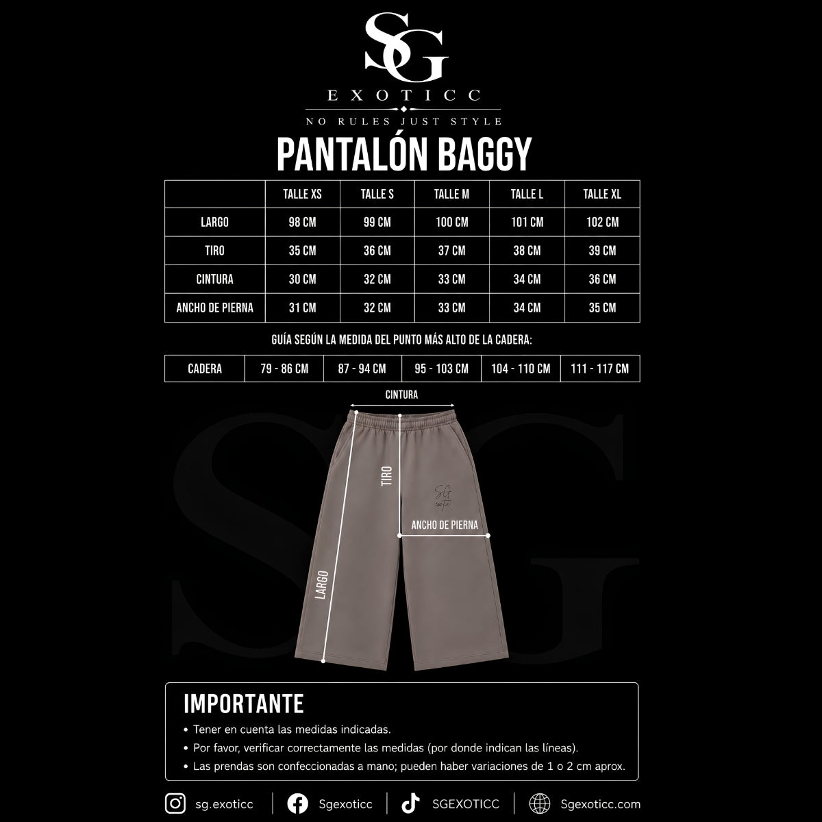 SG Pantalón Baggy