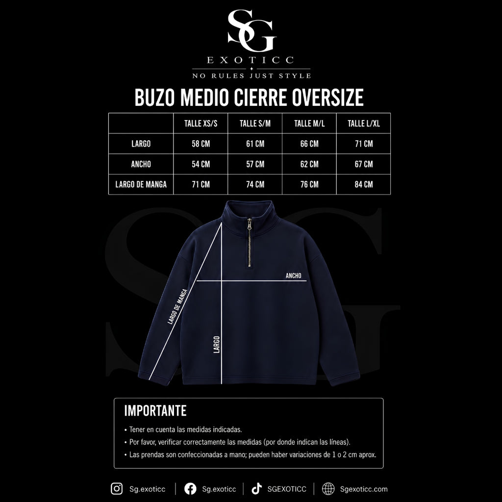 SG Hoodie con cierre