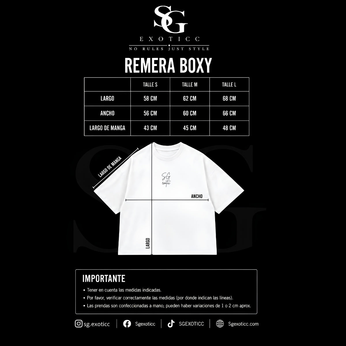 SG Remera Boxy (diseños bordados)