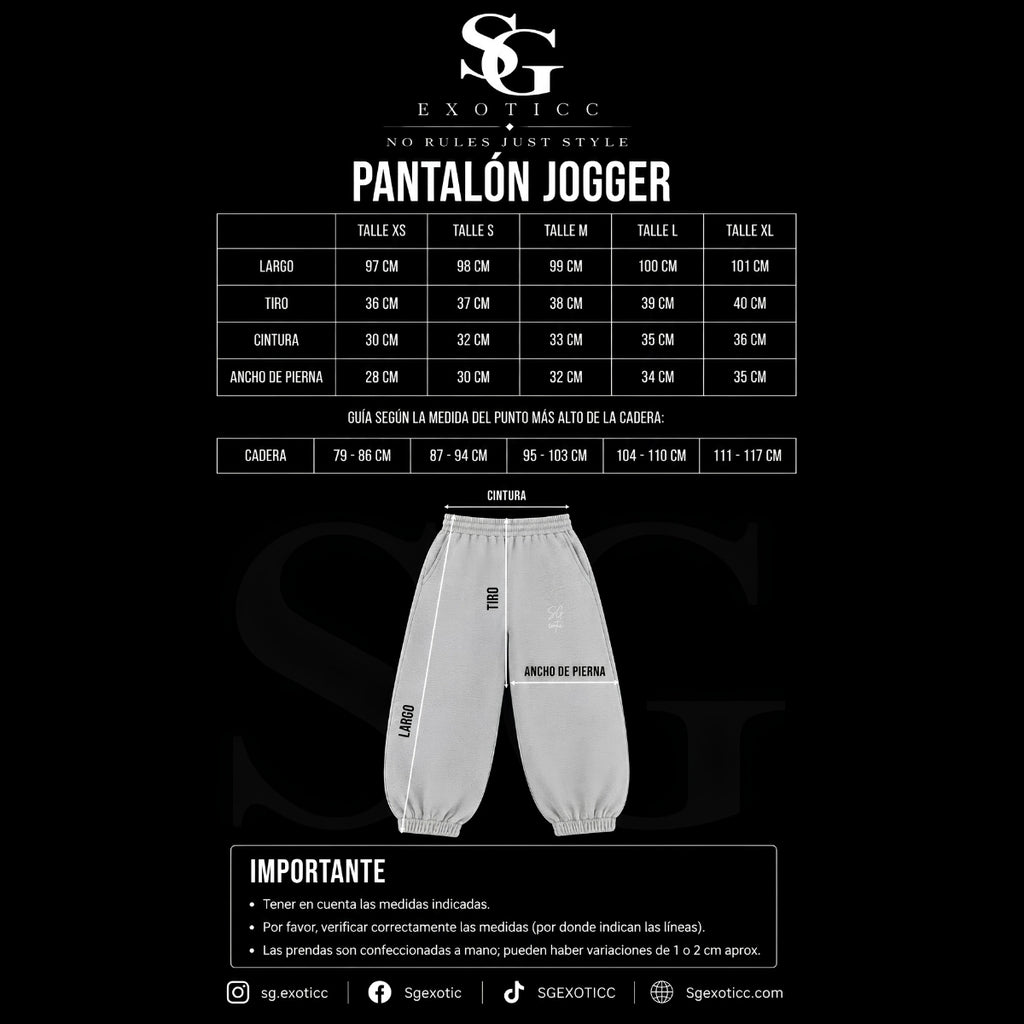 SG Pantalón Jogger Gris melange