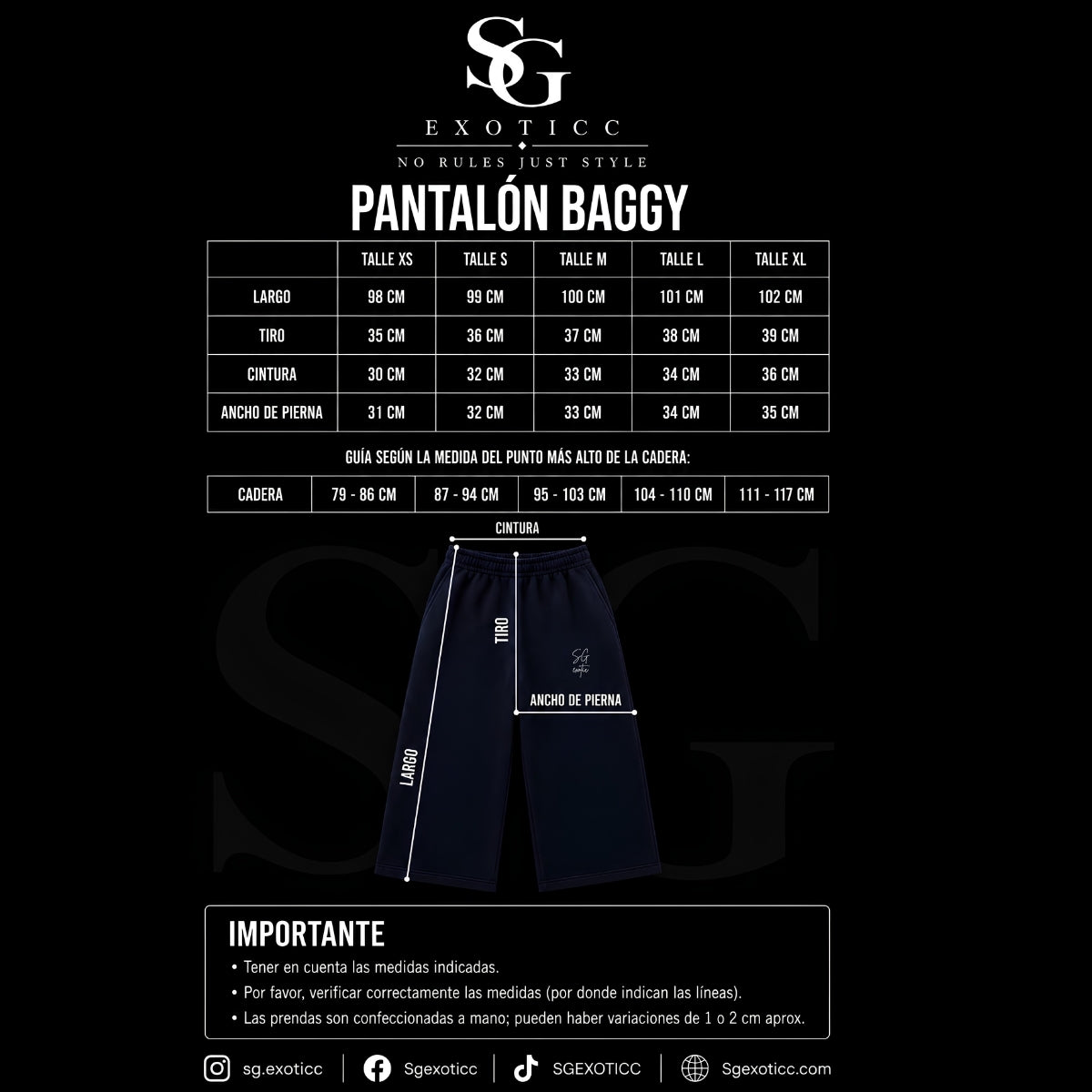 SG Pantalón Baggy